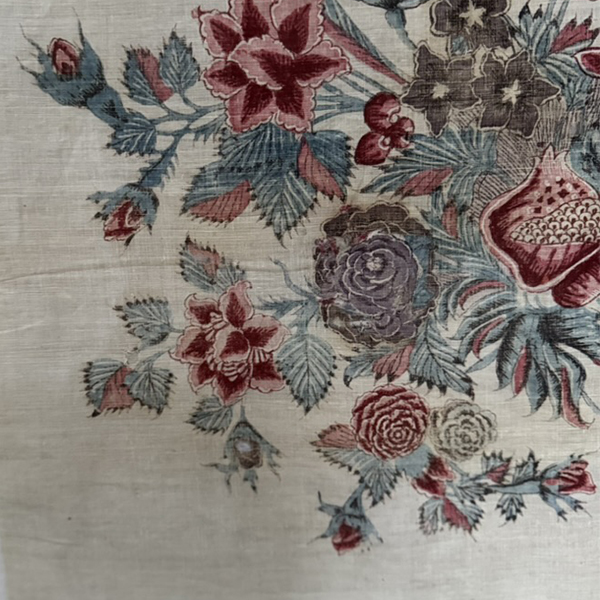 Indian Chintz Cornucopia Panel 