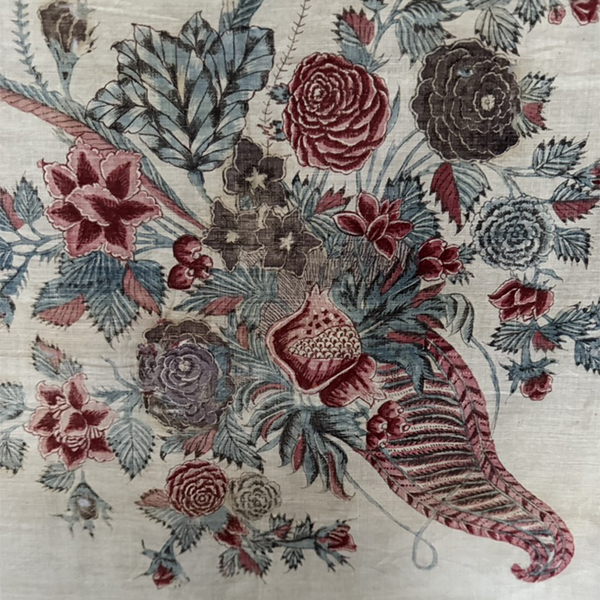 Indian Chintz Cornucopia Panel 