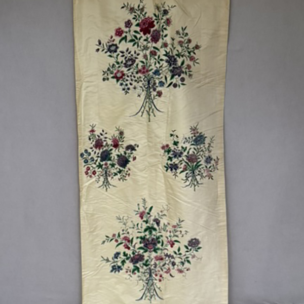 Chinese Painted Export Silk