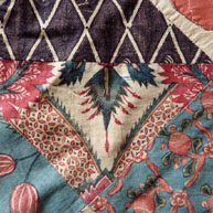 Dutch Patchwork/Applique Coverlet 1790's