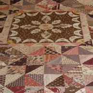 Dutch Patchwork/Applique Coverlet
