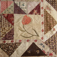 Dutch Patchwork/Applique Coverlet