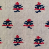 Indigo/Madder Drawloom Stole 