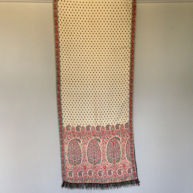 Indigo/Madder Drawloom Stole 