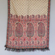 Indigo/Madder Drawloom Stole 