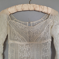 Scottish Gauze/Tambour Dress c 1805