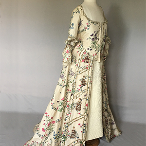Hand Painted Chinese Gown