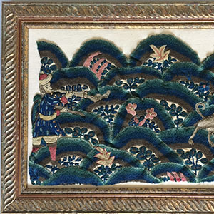 Crewelwork Panel