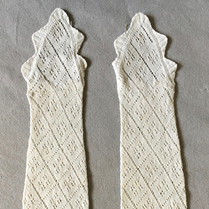 Hand Knitted Mittens Early 19th c