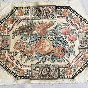 Rare Hand Block Patchwork Centre