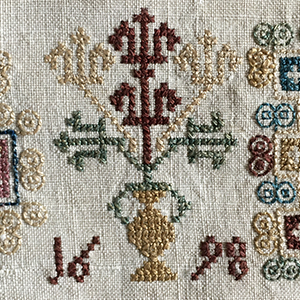 Dutch  Friesland Sampler 1698