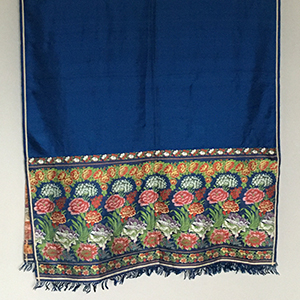 Spitalfields Blue Silk