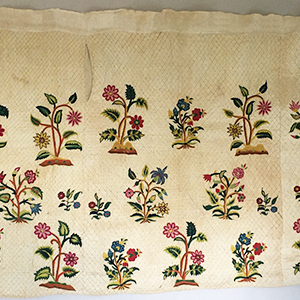 Embroidered & Quilted Skirt