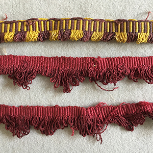 Yellow/Puce & Crimson 18/19th c