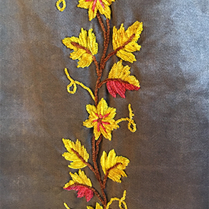 Chenille Embroidered