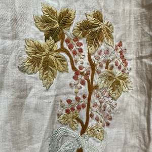 Crewel woolwork Late 19th century