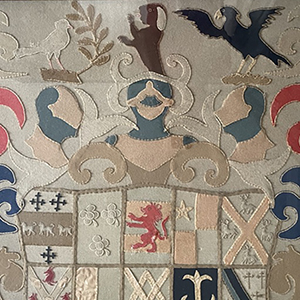 Heraldic Appliqué  Mid 19th c