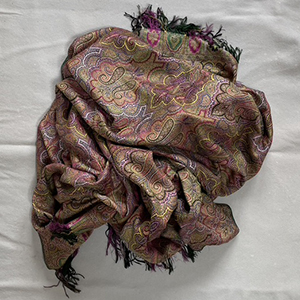 Reversible Silk Shawl 1860s