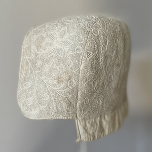 Broderie de Marseille Baby Cap 1740-60