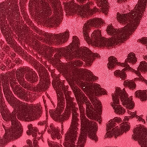 11m Crimson Cut Velvet