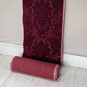 11m Crimson Cut Velvet