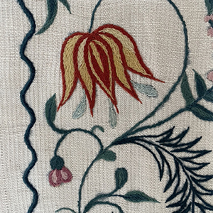 Crewel Bedhangings Second quarter 18th c