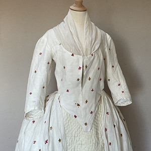 Embroidered Polonaise 1770s/80s