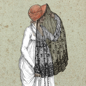 Courtaulds Mourning Veil