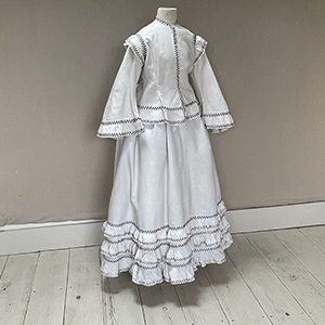 Walking/Croquet Dress c 1860