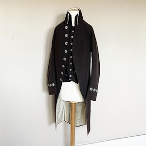 Three Piece Wool Suit 1780s- 1810