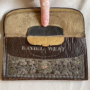 Daniel Wray's Moroccan wallet
