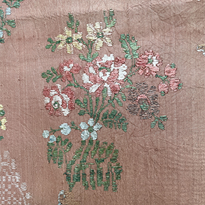 Spitalfields Salmon Brocade 1760s