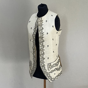 Rare Silver Waistcoat 1770-80
