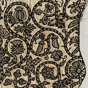 Rare Jacobean Coif