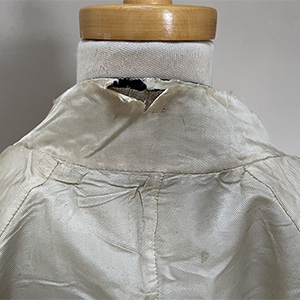 Blue Coat & Wig Bag