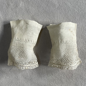 Infants Knitted Cuffs 18th c