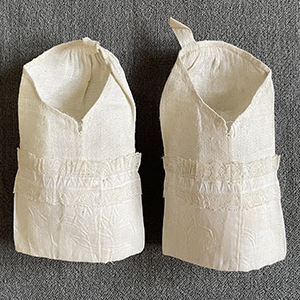A Dress Insert & Damask Sleeves 