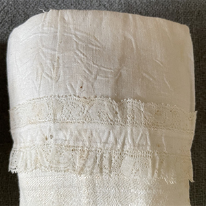 A Dress Insert & Damask Sleeves 