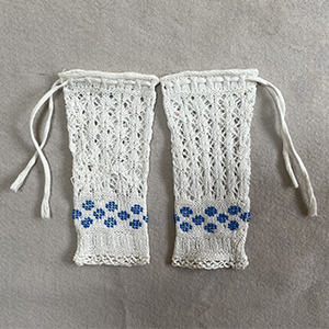 Infant's Beaded Sleeves 1850s