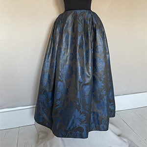 Rare Norwich Damask Skirt 1730s 