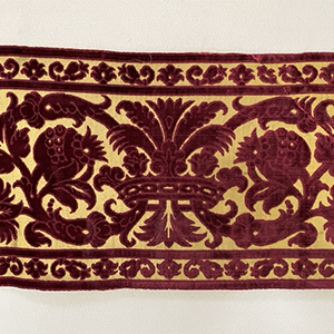 Italian Ciselé Velvet 17th century