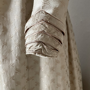 Silk Damask Dress Early 1820s
